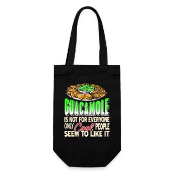 Guacamole Seuls les gens cool l’aiment Collation amusante - Sac à bouteille - noir - Devant
