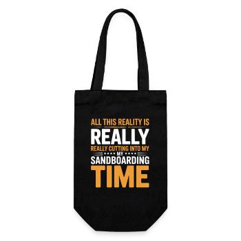 All This Reality Is Cutting Into My Summer - Gift Bag for Bottles - black - Front