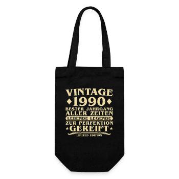 Millésime 1990 Millésime Né 35 ans - Sac à bouteille - noir - Devant