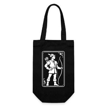 Archery Archer Classic Archer - Gift Bag for Bottles - black - Front