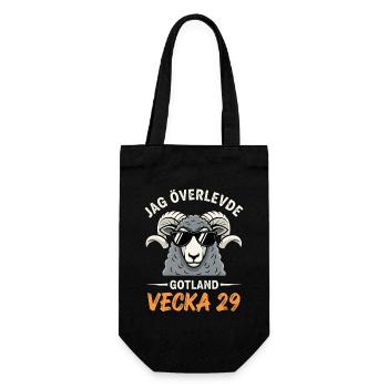 J’ai survécu à la semaine 29 de Gotland - Sac à bouteille - noir - Devant