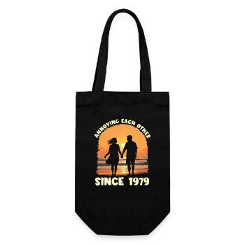 Anniversaire du harcèlement mutuel depuis 1979 - Sac à bouteille - noir - Devant
