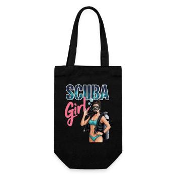 Conception de plongée sous-marine pour fille - Sac à bouteille - noir - Devant