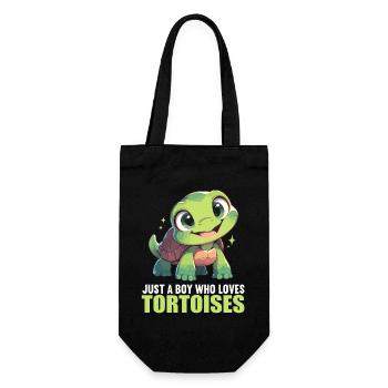 Tortoises Tortoise - Gift Bag for Bottles - black - Front