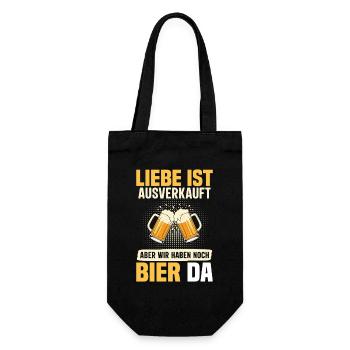 Malle LOVE EST ÉPUISÉ LA BIÈRE EST TOUJOURS DISPONIBLE - Sac à bouteille - noir - Devant