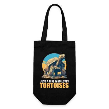 Tortoises Tortoise - Gift Bag for Bottles - black - Front