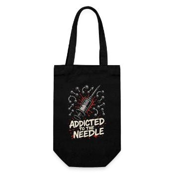 Piercing Addict Body Mod Enthusiast - Gift Bag for Bottles - black - Front