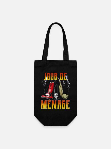 Jour de Ménage Aspirateurs Rock - Sac à bouteille - noir