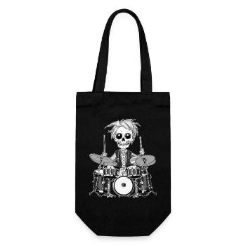 TAMBOURS SQUELETTES - Sac à bouteille - noir - Devant