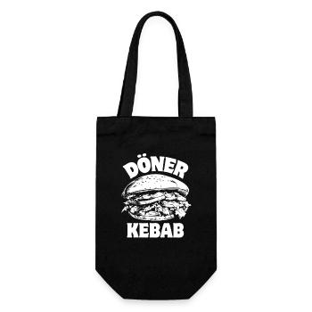 Döner Kebab - Restauration rapide - Spruch - Sac à bouteille - noir - Devant