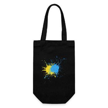Kreativer Farbschlag Design - Geschenkbeutel für Flaschen - Schwarz - Vorne