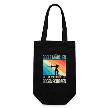 Archery Gifts Archer Archery - Gift Bag for Bottles - black - Front