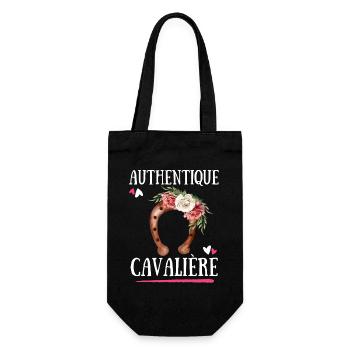 Authentic Cavaliere - Gift Bag for Bottles - black - Front