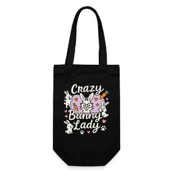 I love fishing with the best catch of my life - Gift Bag for Bottles - black - Front