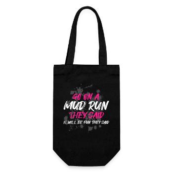 Participez à une course dans la boue Schlammlauf Mud Run Muddy Race - Sac à bouteille - noir - Devant
