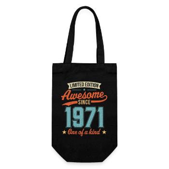 Génial depuis 1971 - Sac à bouteille - noir - Devant