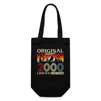 25e anniversaire Original Octobre Année 2000 - Sac à bouteille - noir - Devant