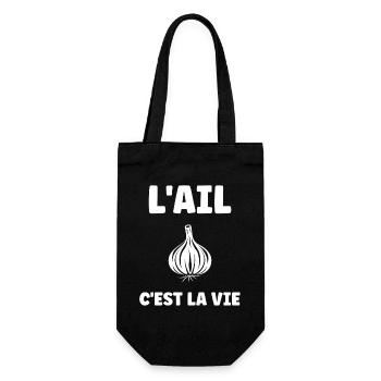 L'AIL C'EST LA VIE - Sac à bouteille - noir - Devant