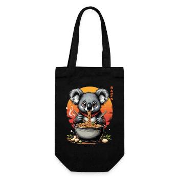 Koala Ramen Master - Gift Bag for Bottles - black - Front