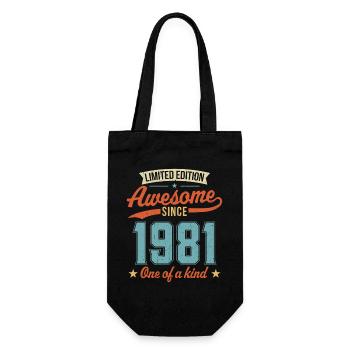 Génial depuis 1981 - Sac à bouteille - noir - Devant