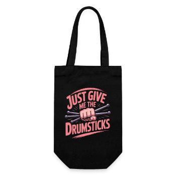 Cardio Drummer Kardio Trommeln - Geschenkbeutel für Flaschen - Schwarz - Vorne