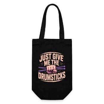 Cardio Drummer Kardio Trommeln - Geschenkbeutel für Flaschen - Schwarz - Vorne
