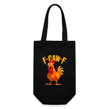 F-Caw-F Chicken - Gift Bag for Bottles - black - Front