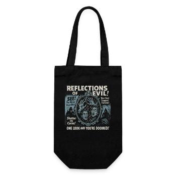 Reflets Du Mal Miroir Affiche De Film Halloween - Sac à bouteille - noir - Devant