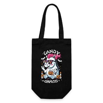 Rhinocéros Halloween Chaos - Sac à bouteille - noir - Devant