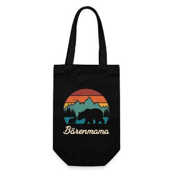 Future maman MAMAN OURS Bientôt maman Drôle - Sac à bouteille - noir - Devant