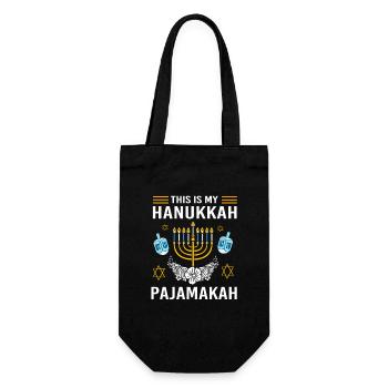 Hanoukka Hanoukka Hanoucca - Sac à bouteille - noir - Devant