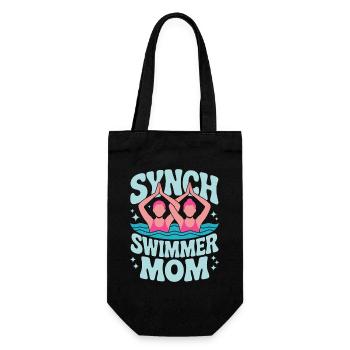 Synchronschwimmen Kunstschwimmen Wassersport - Geschenkbeutel für Flaschen - Schwarz - Vorne