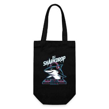 DJ SHARKDROP Shark DJ Booth Rave Vibes - Sac à bouteille - noir - Devant