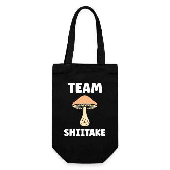 Shiitake Team Tee - Gift Bag for Bottles - black - Front