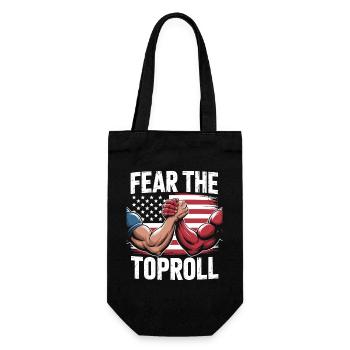 Arm Wrestling Arm Wrestling Fear The Toproll - Gift Bag for Bottles - black - Front