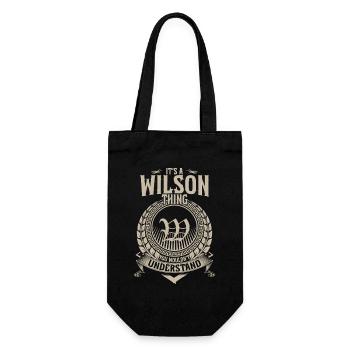 Wilson Wappen Emblem T-Shirt - Geschenkbeutel für Flaschen - Schwarz - Vorne