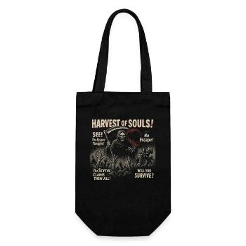Harvest Of Souls Reaper Filmplakat Halloween - Geschenkbeutel für Flaschen - Schwarz - Vorne