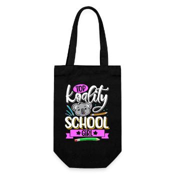 Top Koality School Girl - Geschenkbeutel für Flaschen - Schwarz - Vorne