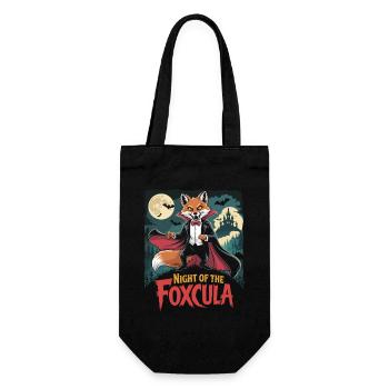 Nuit de Foxcula Renard Halloween Design - Sac à bouteille - noir - Devant