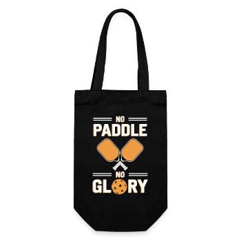 Pickleball Weisehit Pas de pagaie Pas de gloire - Sac à bouteille - noir - Devant