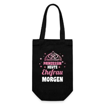 Bachelor Party Team Bride Hen Party - Gift Bag for Bottles - black - Front