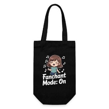 K-Pop Fanchant Korea Music - Gift Bag for Bottles - black - Front