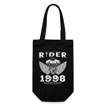  Rider Since 1998 - 27 Years, Fueled by the Open - Gift Bag for Bottles - black - Front