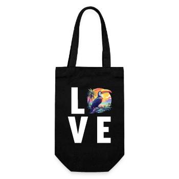 Toucans Toucan - Gift Bag for Bottles - black - Front