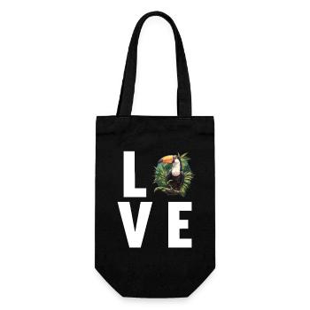 Toucans Toucan - Gift Bag for Bottles - black - Front