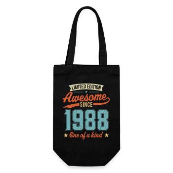 Génial depuis 1988 - Sac à bouteille - noir - Devant
