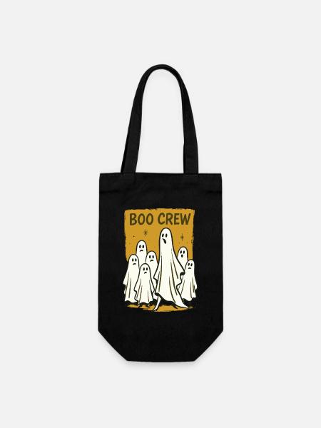 Boo Crew Halloween Drôle Dire Fantômes - Sac à bouteille - noir