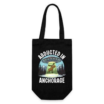 Kidnapped in Anchorage - Gift Bag for Bottles - black - Front