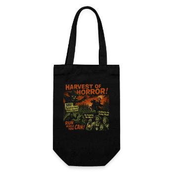 Ernte des Horrors Maislabyrinth Filmplakat Hallowe - Geschenkbeutel für Flaschen - Schwarz - Vorne