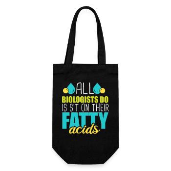 Biology Teacher Biologist Microbiology Biologist - Gift Bag for Bottles - black - Front